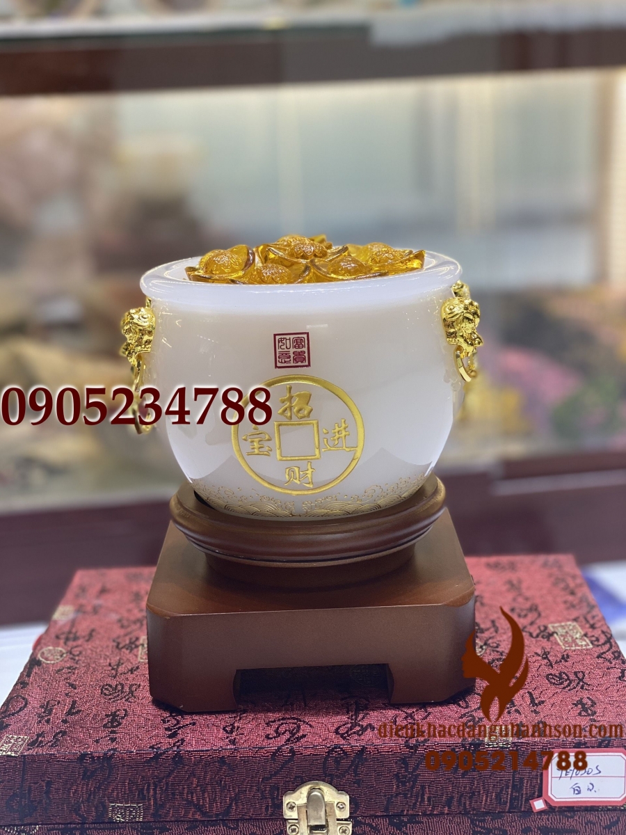 Bắt vàng, bát tụ bảo phong thủy (Mã sản phẩm: BV04)