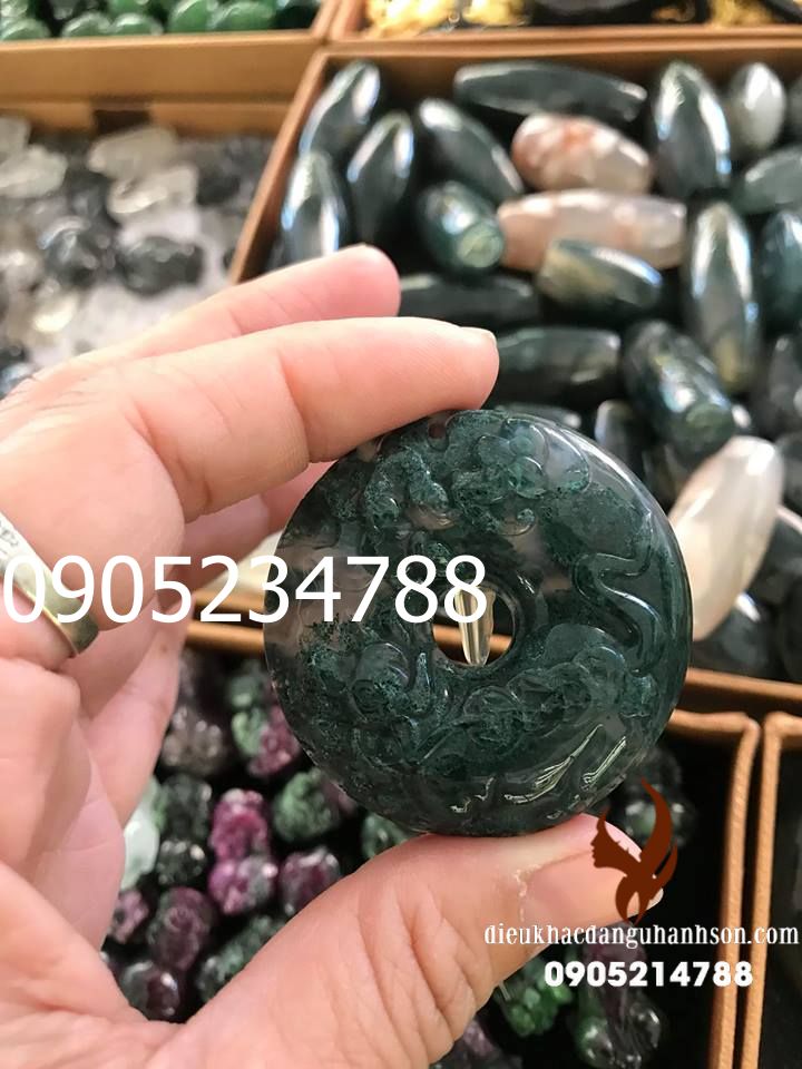 Mặt dây chuyền đồng điếu thạch anh ưu linh (Mã sản phẩm: MDC20)
