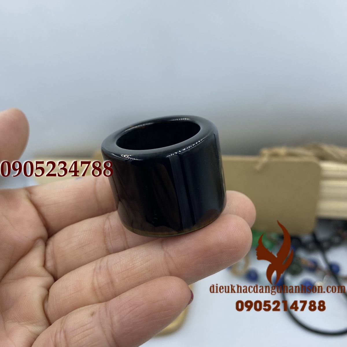 Nhẫn đá mắt hổ thiên nhiên (Mã sản phẩm: ND05)