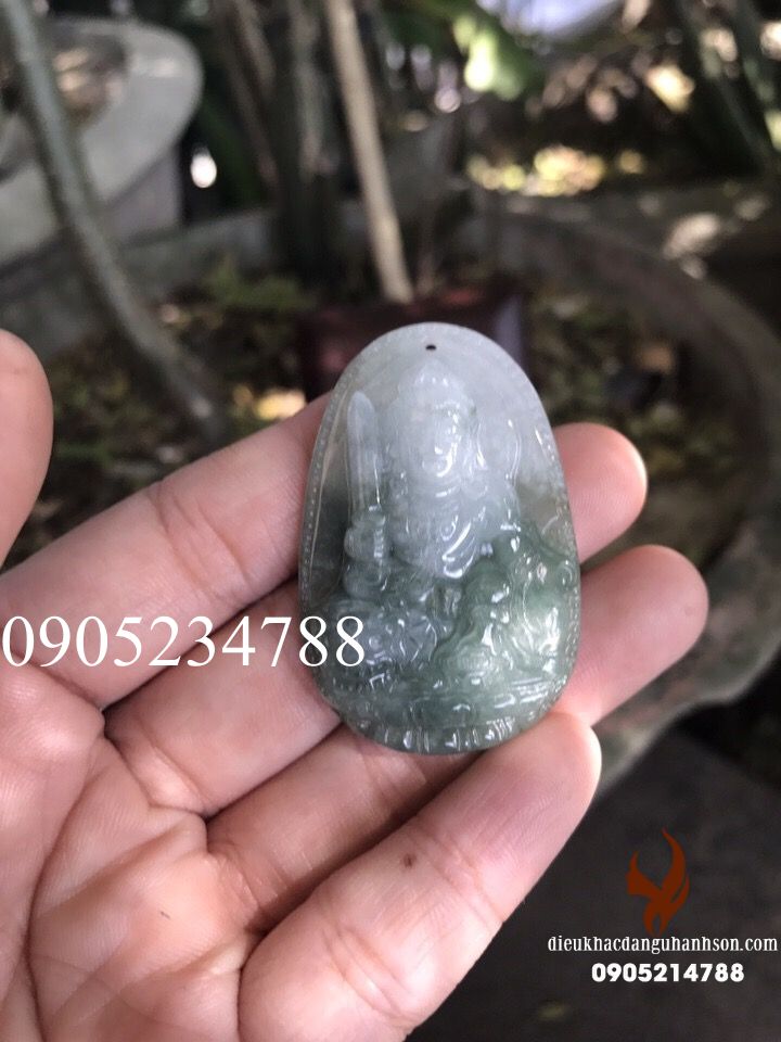 Phật bản mệnh văn thù bồ tát Ngọc phỉ thúy tự nhiên VT07