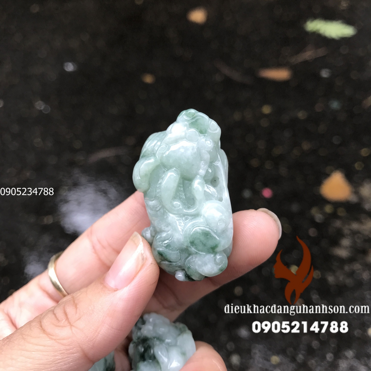 Mặt dây chuyền tỳ hưu ngọc phỉ thủy (Mã sản phẩm: TH26)