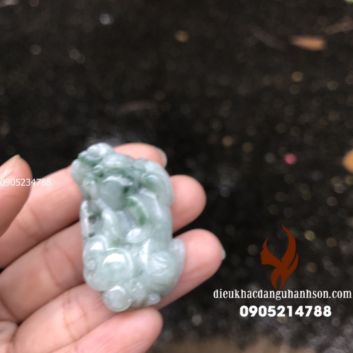 Mặt dây chuyền tỳ hưu ngọc phỉ thủy (Mã sản phẩm: TH27)