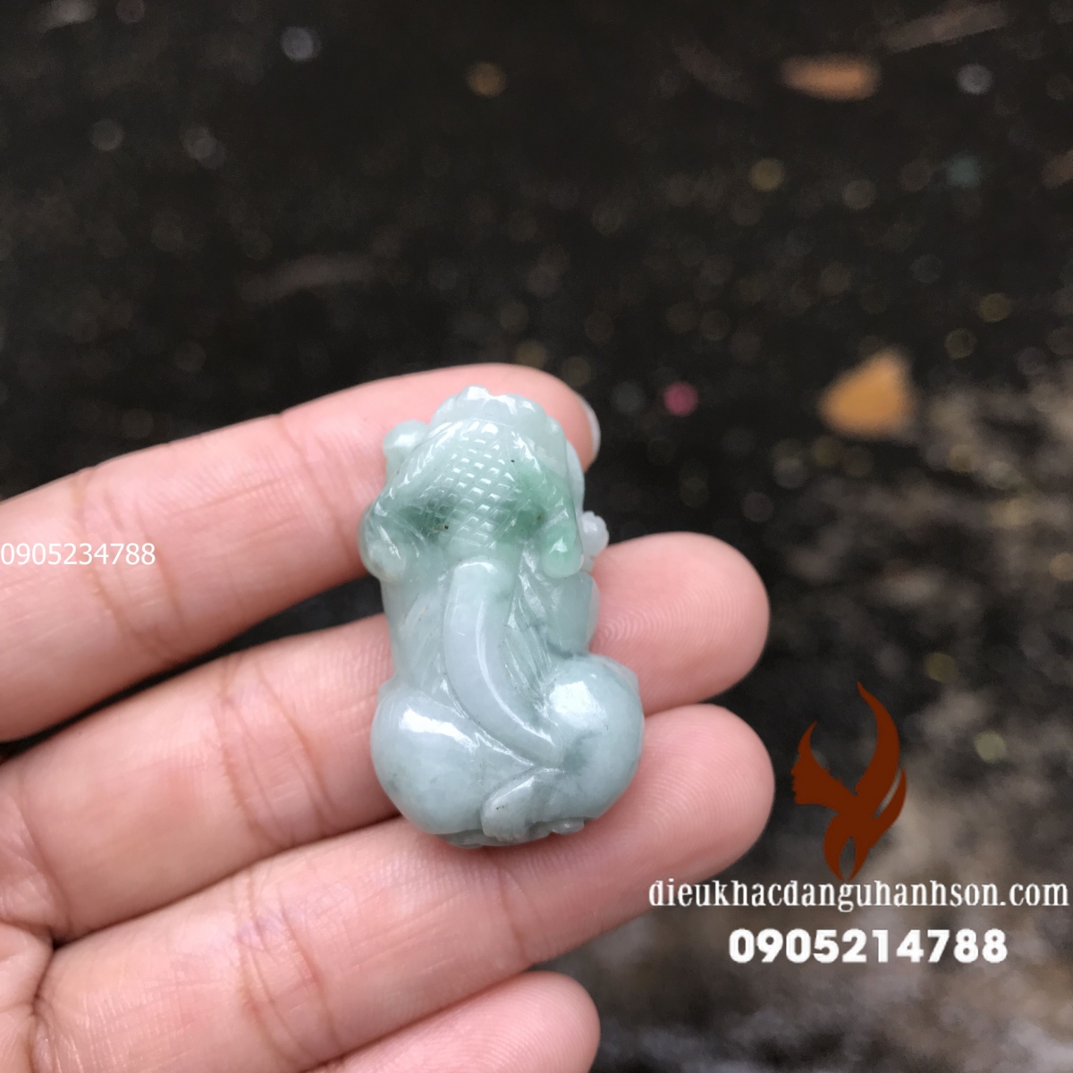 Mặt dây chuyền tỳ hưu ngọc phỉ thủy (Mã sản phẩm: TH29)