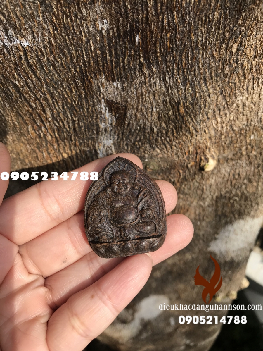 Mặt dây chuyền phật di lặc gỗ xưa (Mã sản phầm: GX02)