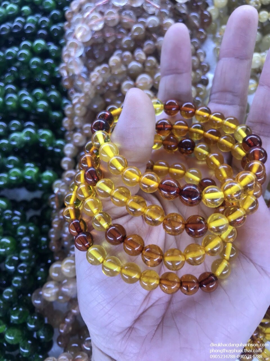 Vòng hổ phách (mã sản phẩm: VT21)