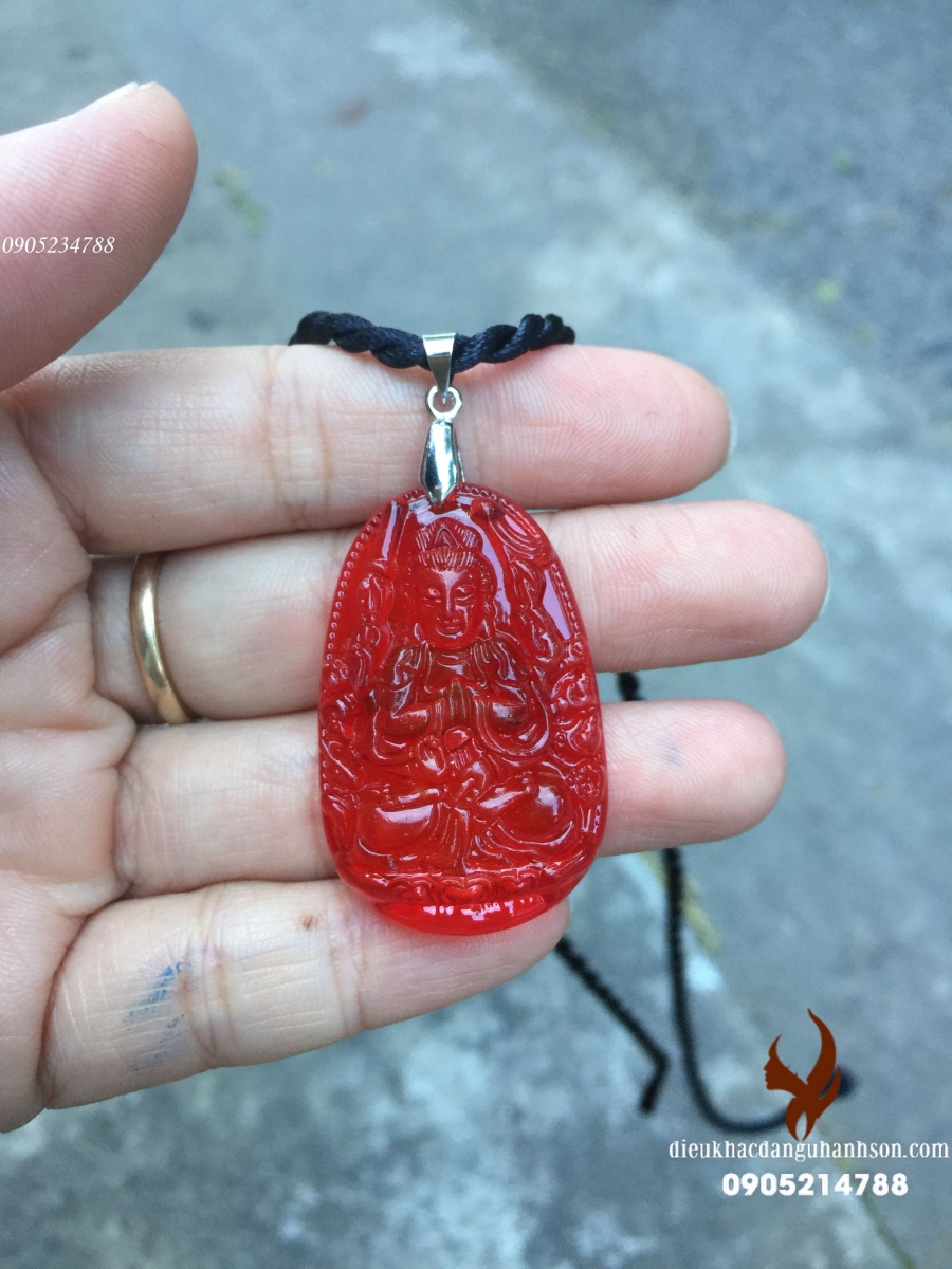 Phật Bảng Mệnh Thiên Thủ Thiên nhãn đá thạch anh TT34