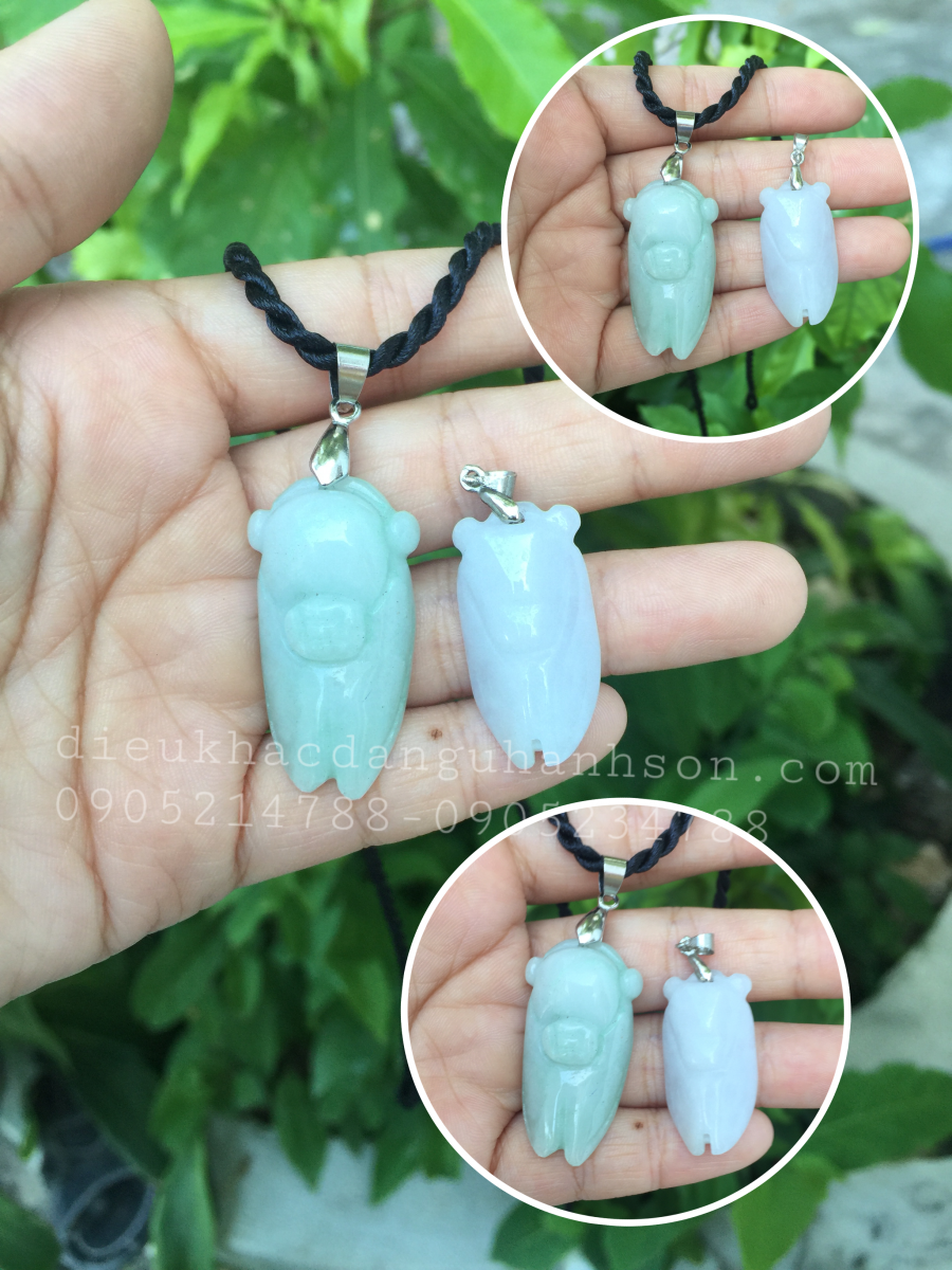 Ve sầu (Ngọc Thiền) đá ngọc cẩm thạch VS01