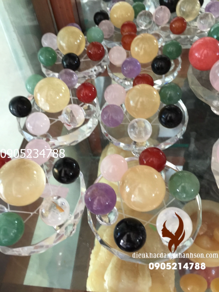 Đĩa Thất tinh đá thạch anh TT01