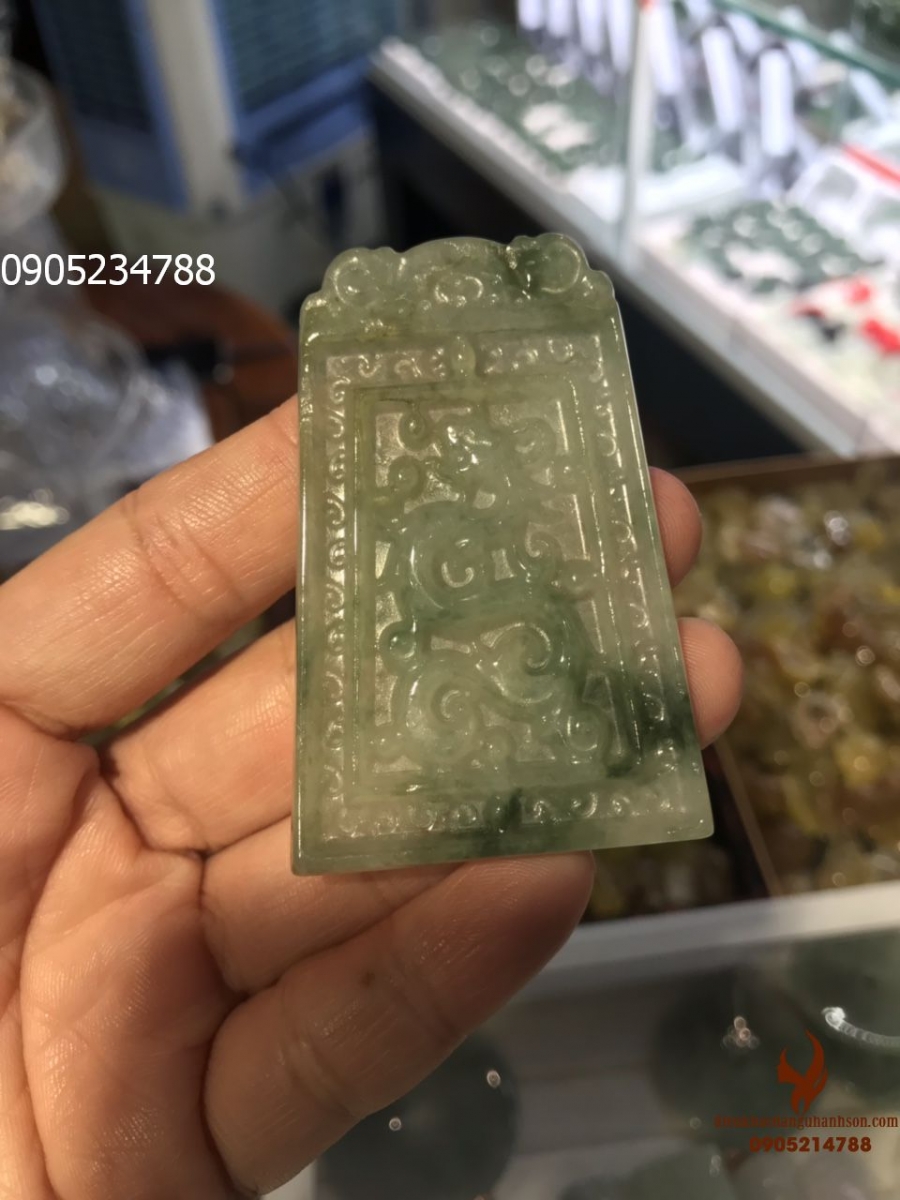 Mặt dây chuyền rồng Ngọc cẩm thạch (RP91)