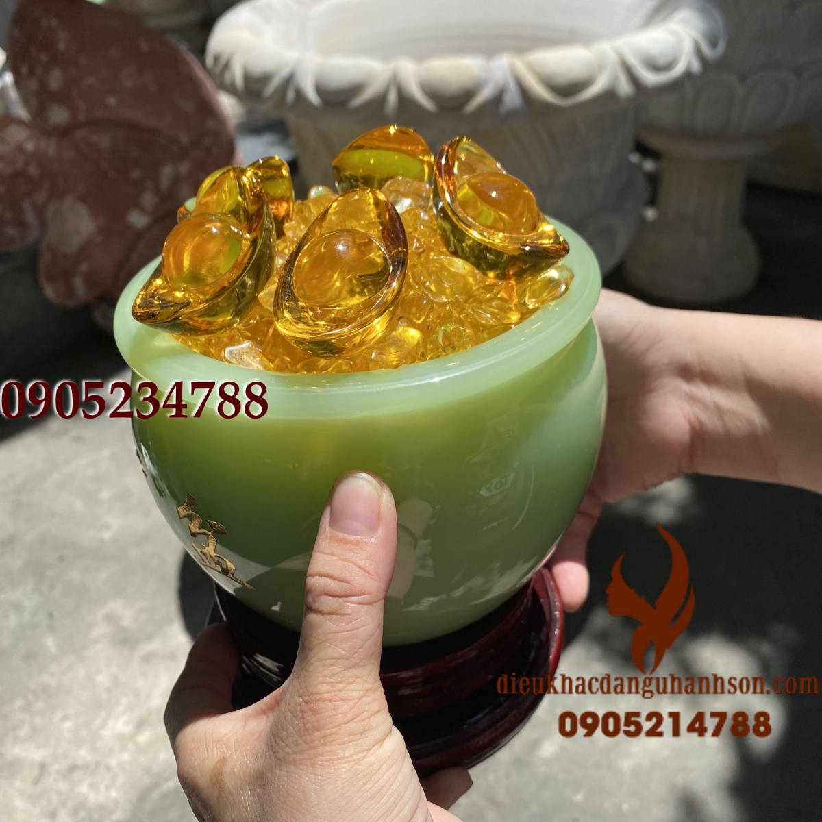 Bắt vàng, bát tụ bảo phong thủy (Mã sản phẩm: BV02)
