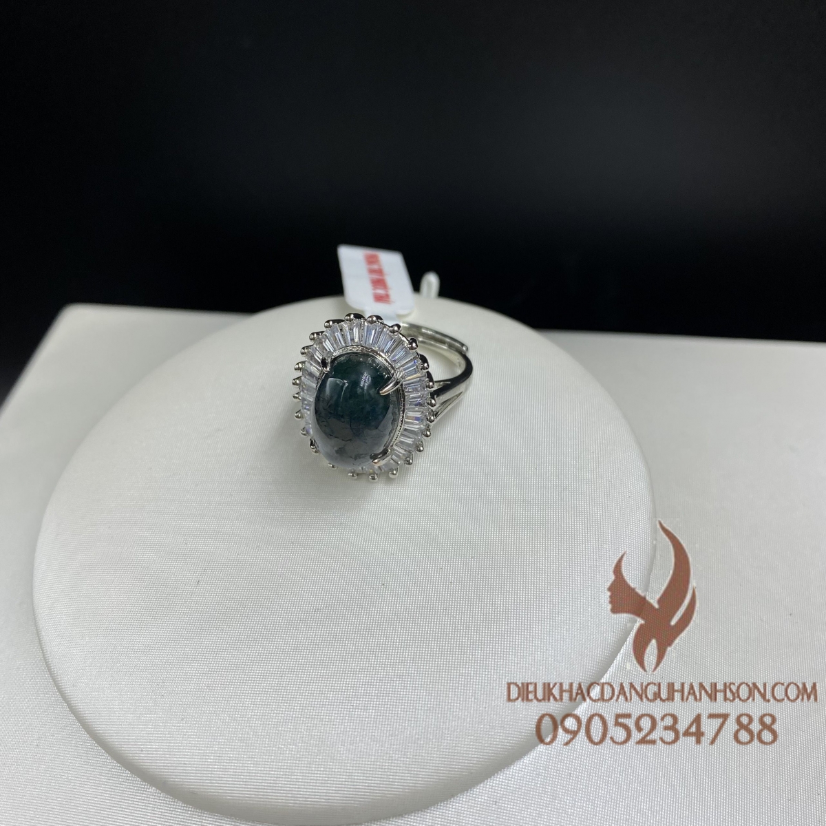 Nhẫn ngọc băng tảo thiên nhiên (mã sản phẩm: ND06)
