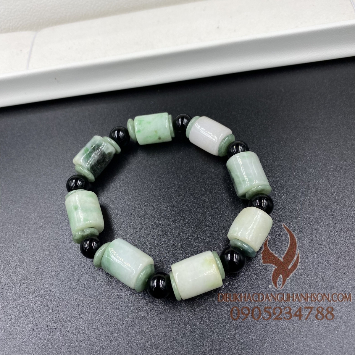 Vòng tay Ngọc cẩm thạch thiên nhiên (Mã sản phẩm: VT44)