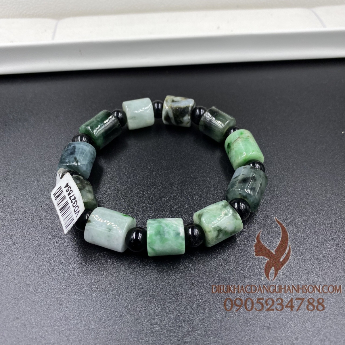Vòng tay Ngọc cẩm thạch thiên nhiên (Mã sản phẩm: VT43)