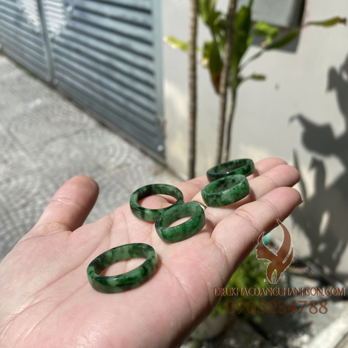 Nhẫn ngọc sơn thủy thiên nhiên (ND12)