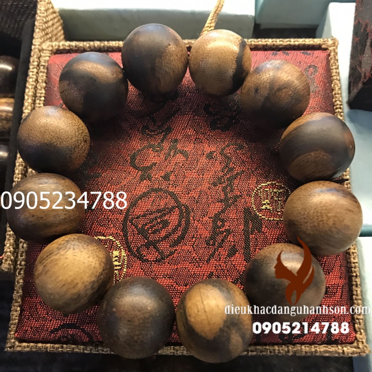 Vòng trầm in đô (Mã sản phẩm: TH52)