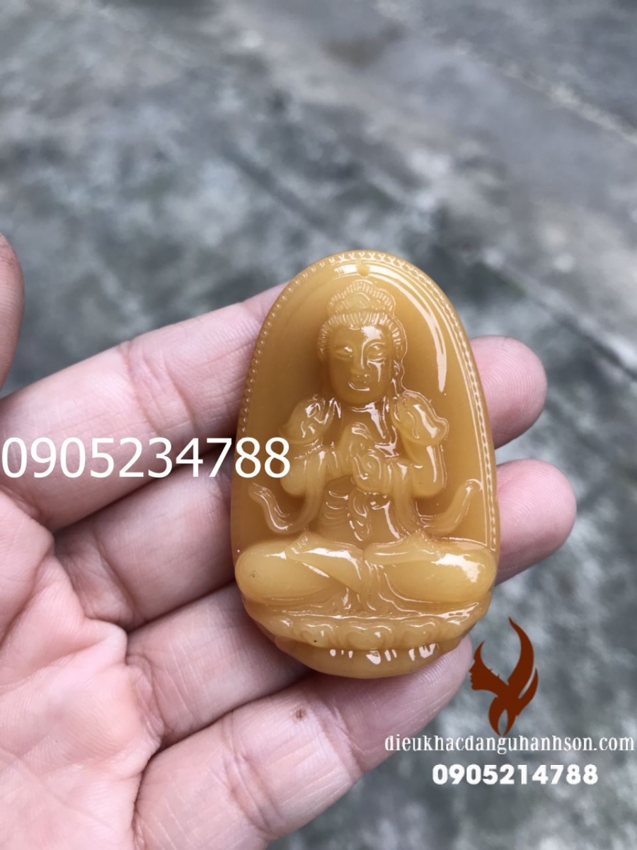 Phật Bản Mệnh Như Lai Đại Nhật cho tuổi Mùi và Thân đá Ngọc Hoàng Long (Mã Sản Phẩm: PBM66)