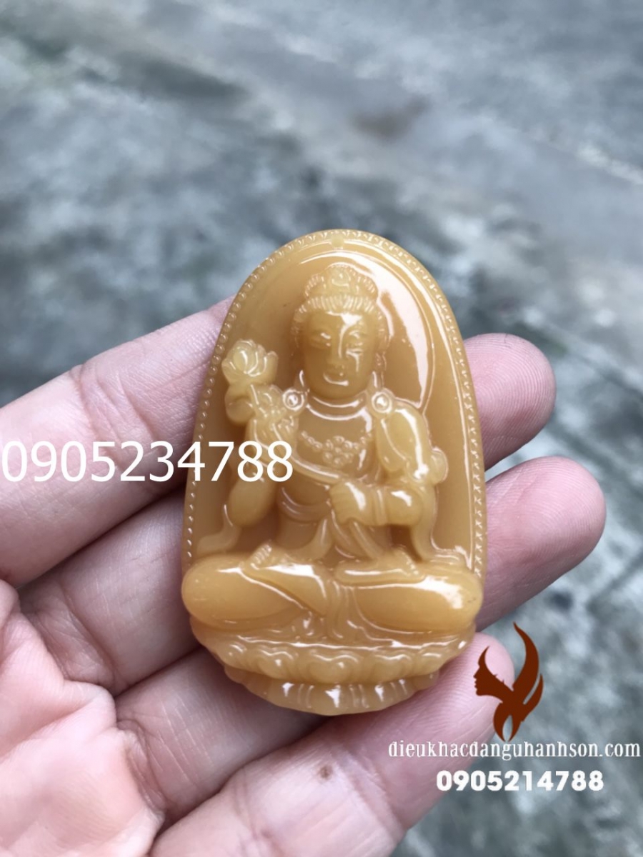 Phật Bản Mệnh Đại thế chí cho tuổi Ngọ đá Ngọc Hoàng Long Tự Nhiên (Mã Sản Phẩm: PBM62)