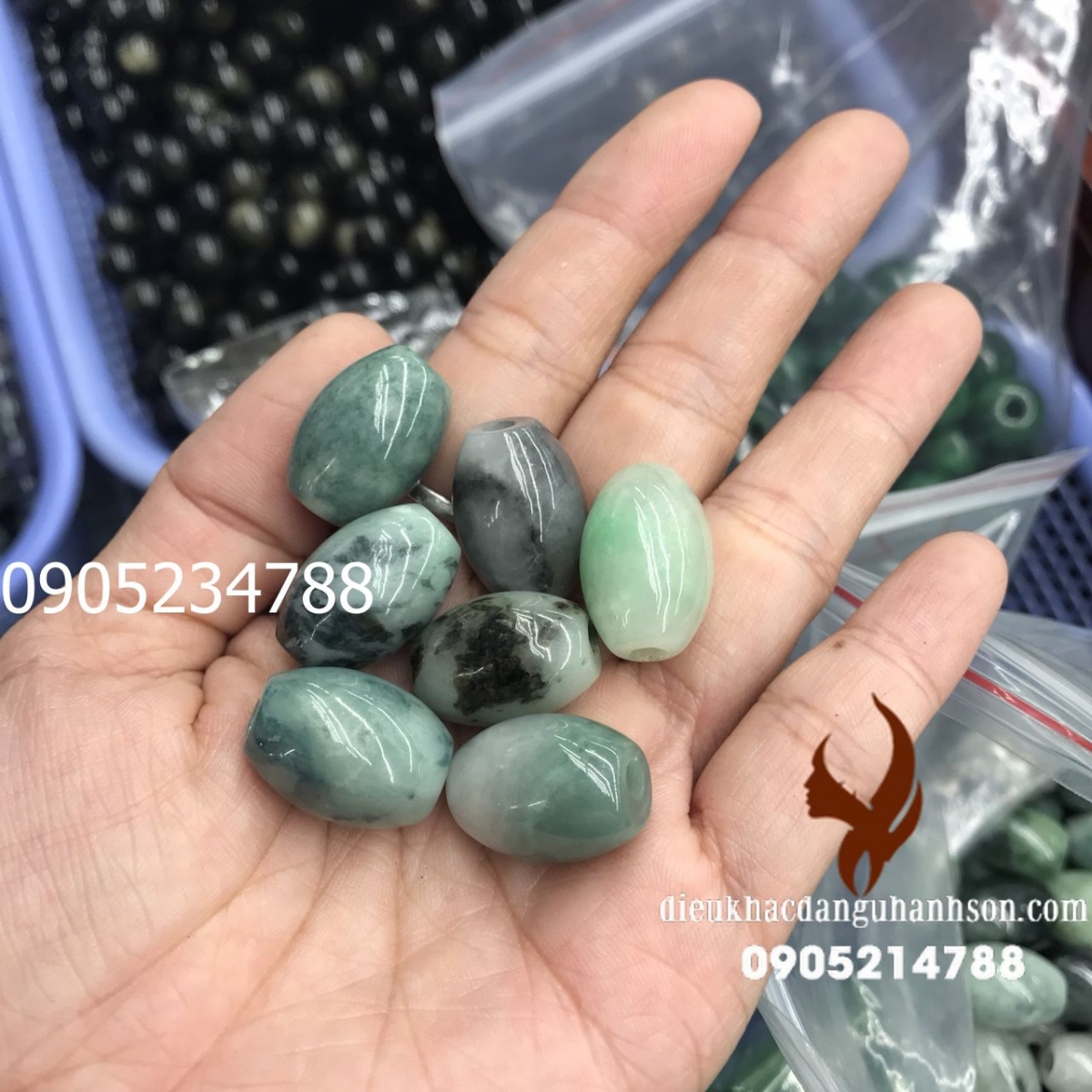 Lu Thống Ngọc cẩm thạch tự nhiên (Mã sản phẩm: LT07)