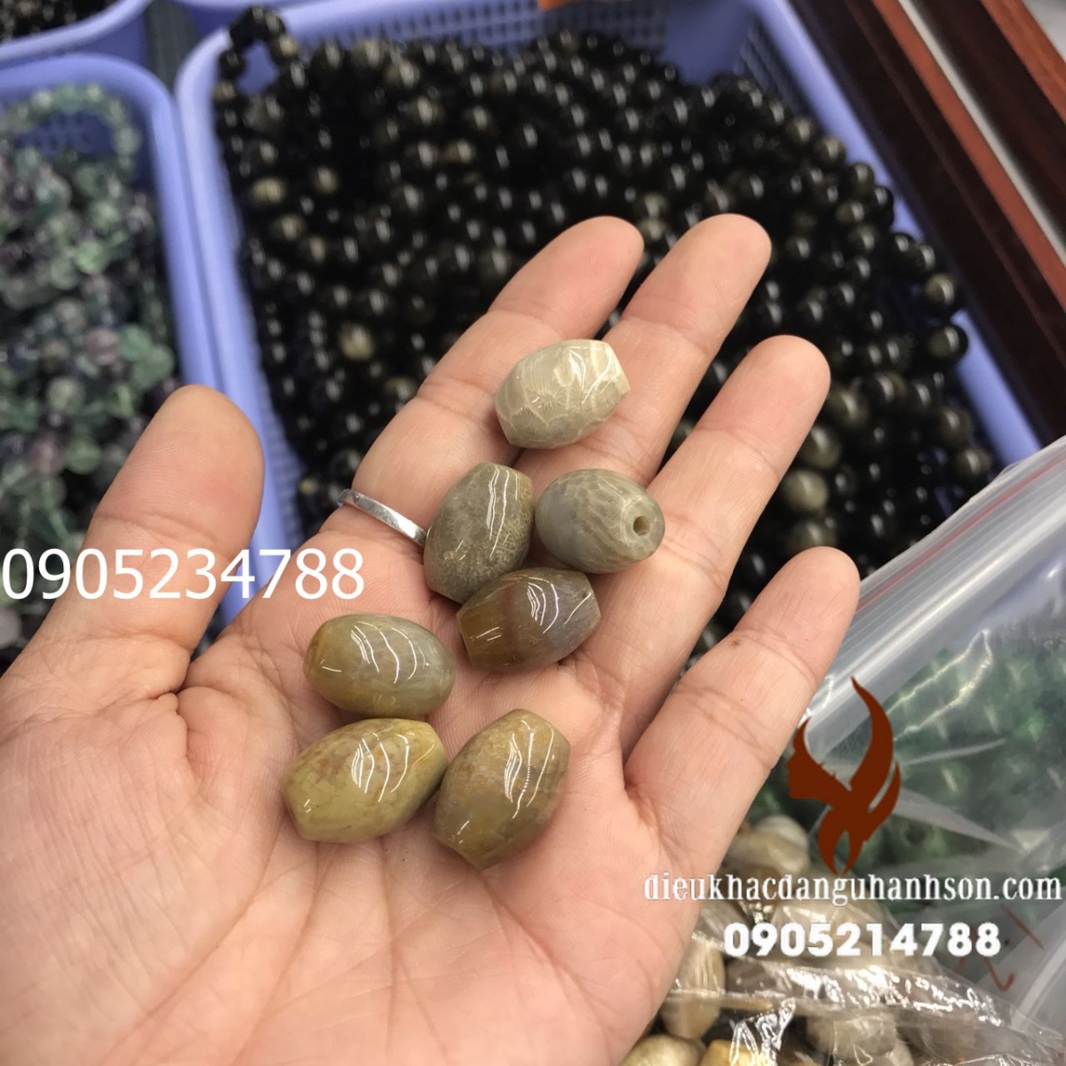 Lu Thống đá San Hô Thiên Nhiên (Mã Sản Phẩm: LT47)