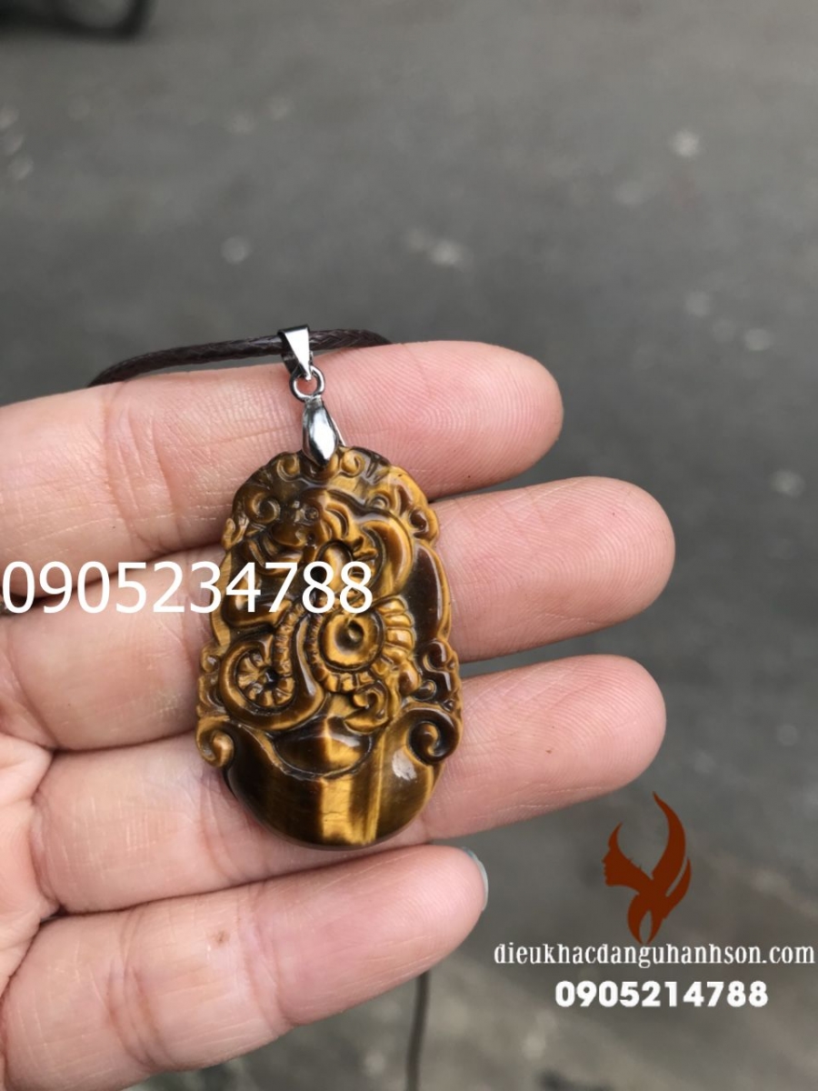 Con giáp Rắn (tỵ) Đá mắt hổ tự nhiên CG19
