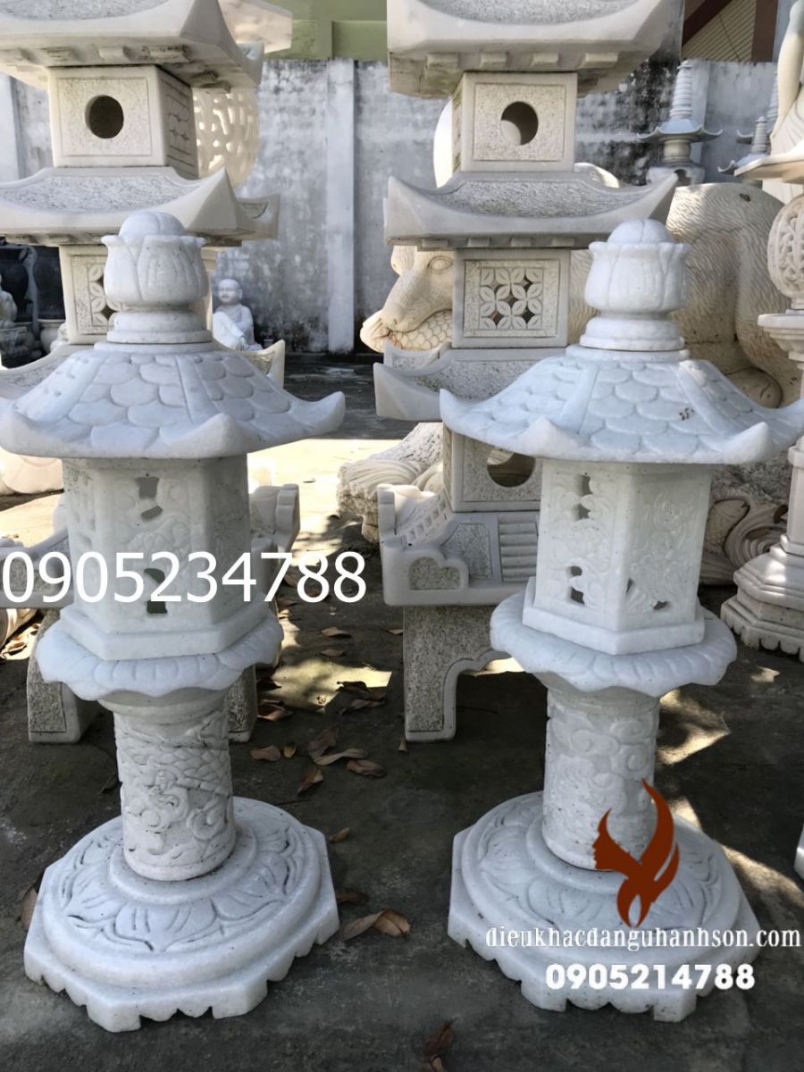 Tháp bi đá trắng tự nhiên TB10