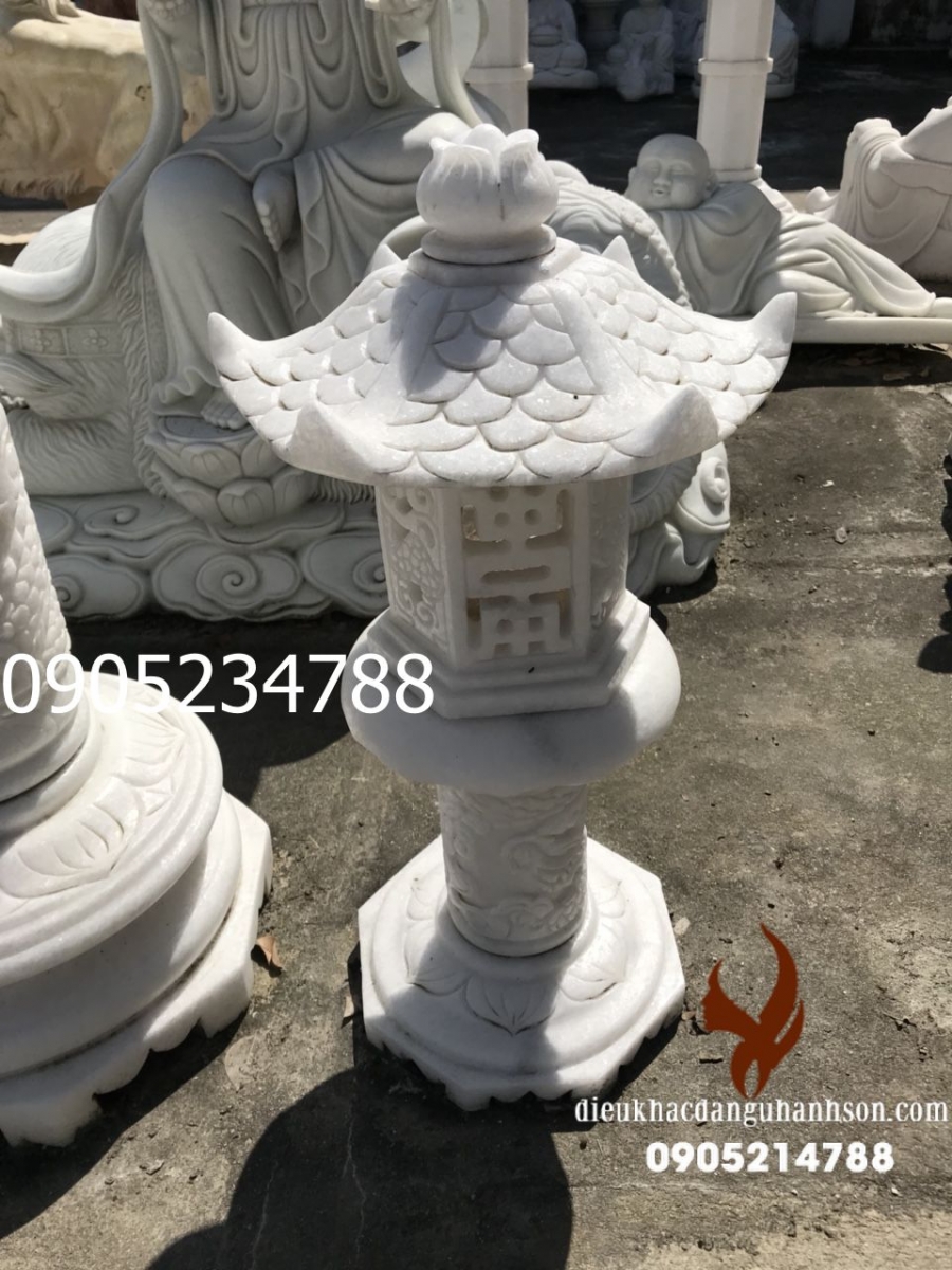 Tháp bi đá trắng tự nhiên TB11