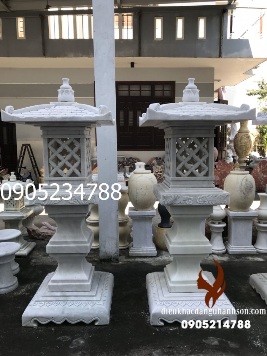 Tháp bi đá trắng tự nhiên TB13