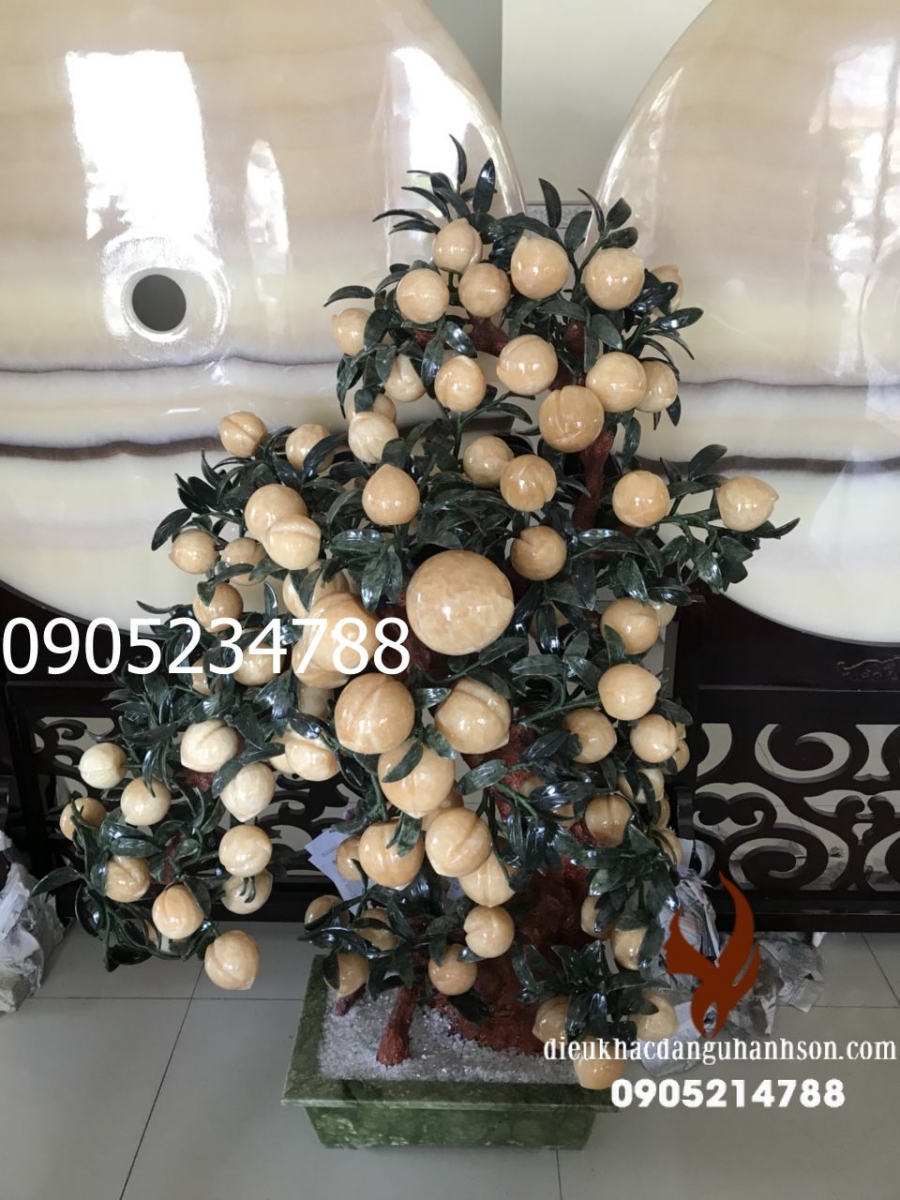 Cây đào Trường thọ đá Ngọc hoàng long thiên nhiên 88 quả đào  TL20