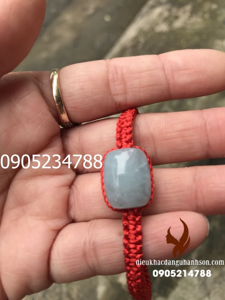 Vòng Tay Lu Thống Aquamarin Thiên Nhiên (Mã Sản Phẩm: LT37)