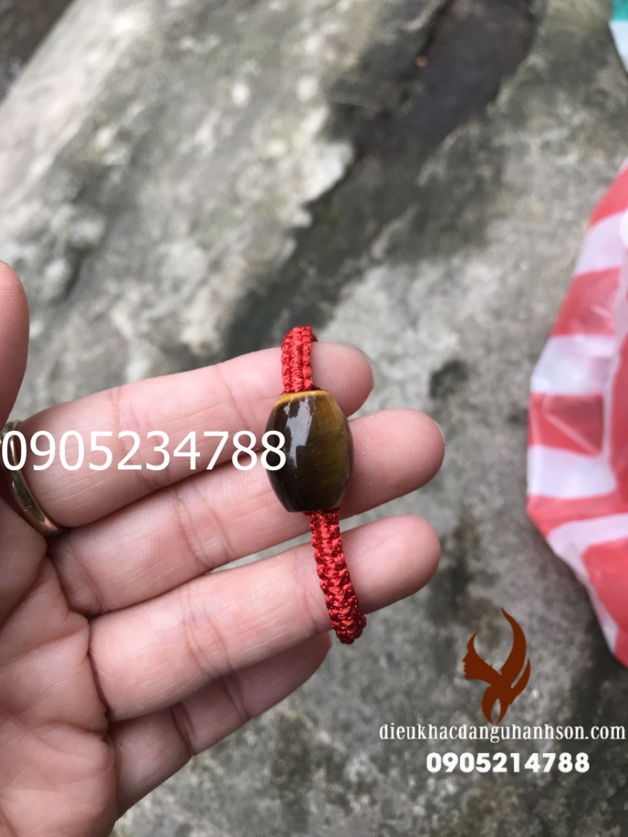 Vòng tay Lu thống đá mắt hổ thiên nhiên (Mã sản phẩm: LT32)