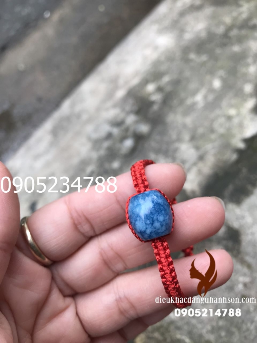Vòng tay Lu thống Aquamarin thiên nhiên (Mã sản phẩm: LT30)