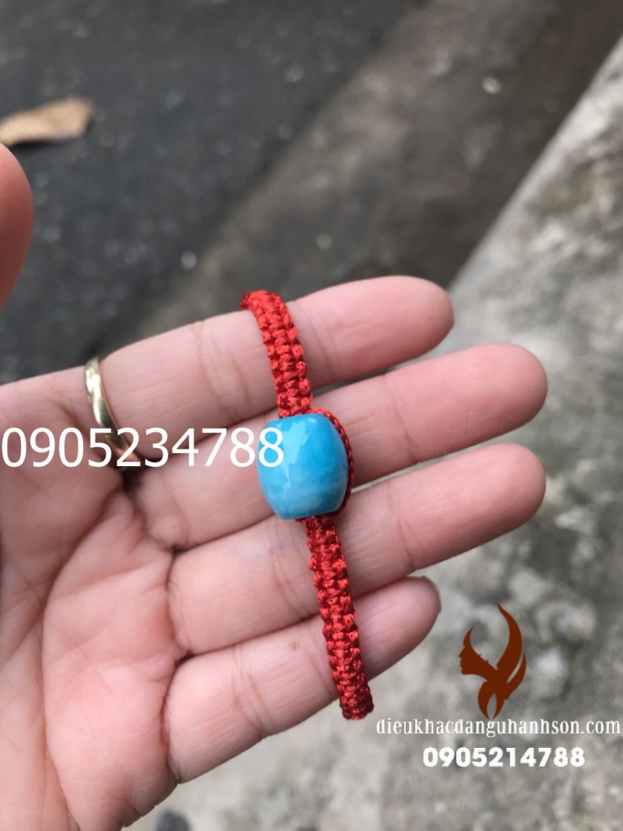Vòng tay Lu thống Aquamarin thiên nhiên (Mã sản phẩm: LT29)