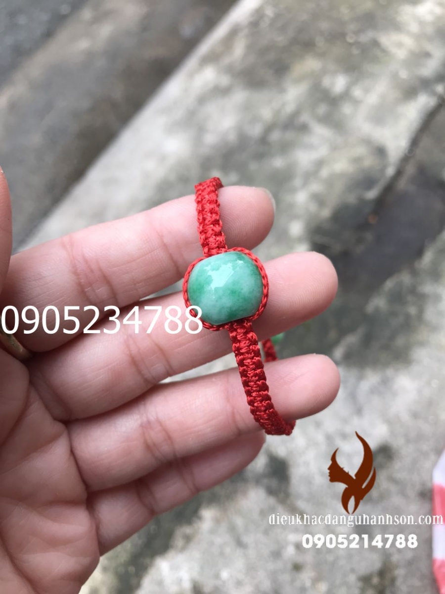 Vòng tay Lu thống Ngọc cẩm thạch thiên nhiên (Mã sản phẩm: LT27)